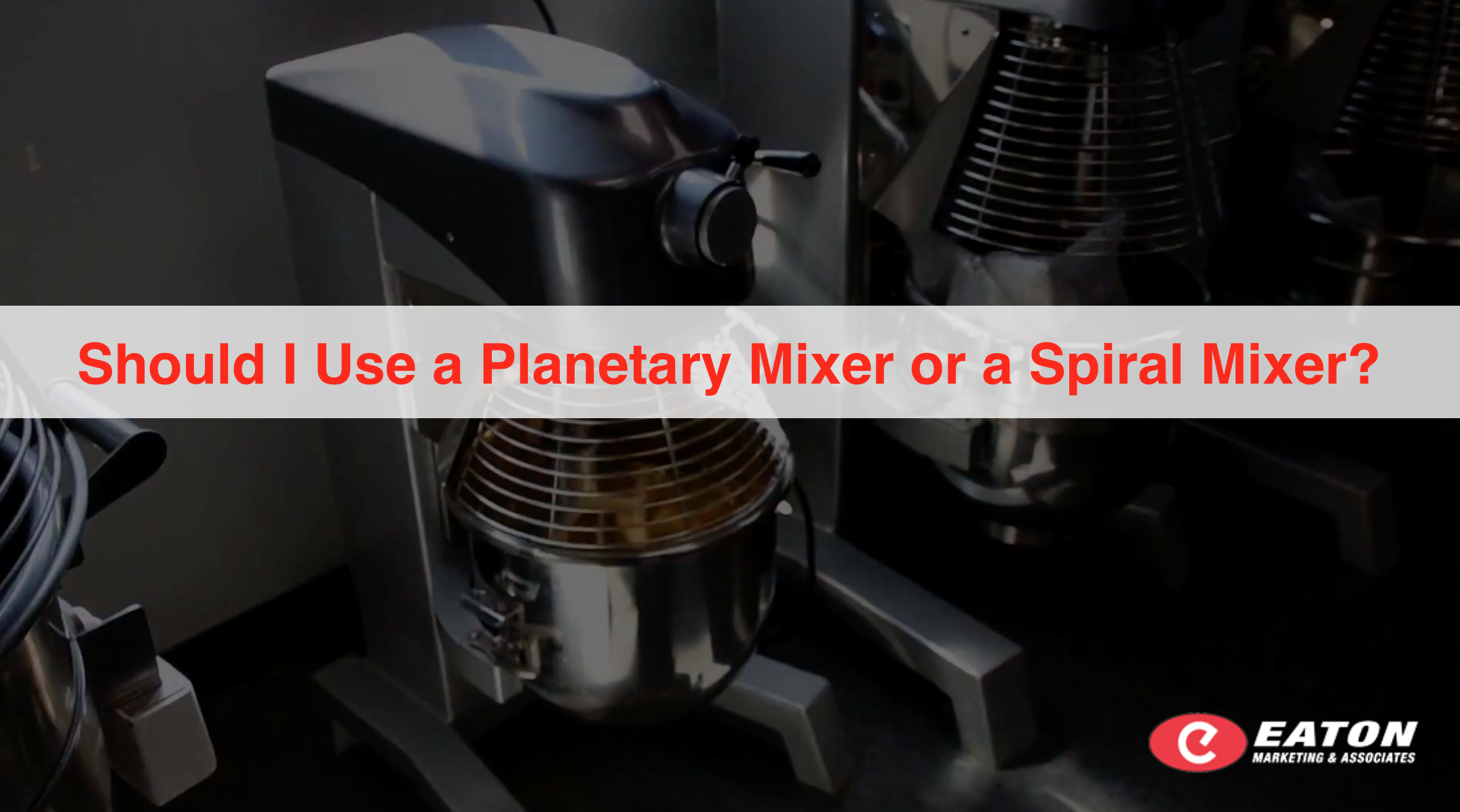 Should I Use a Mixer or a Spiral Mixer?